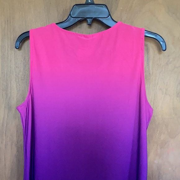 Christopher & banks sleeveless ombré top with stretch size S - Picture 10 of 15